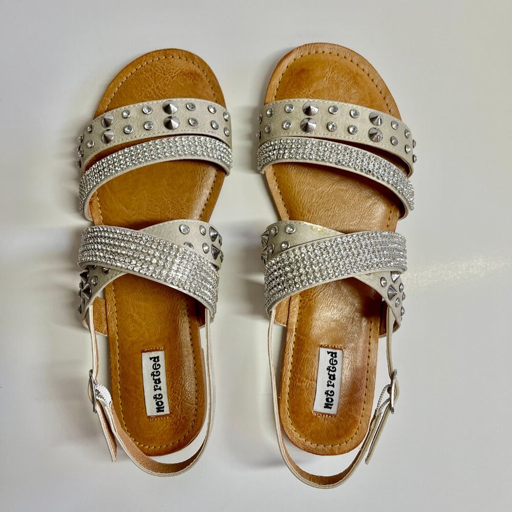 Not Rated Arctic Freezer Rhinestone Sandals